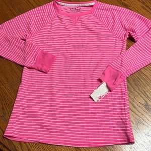 Sonoma Pink Striped Pajama Top
